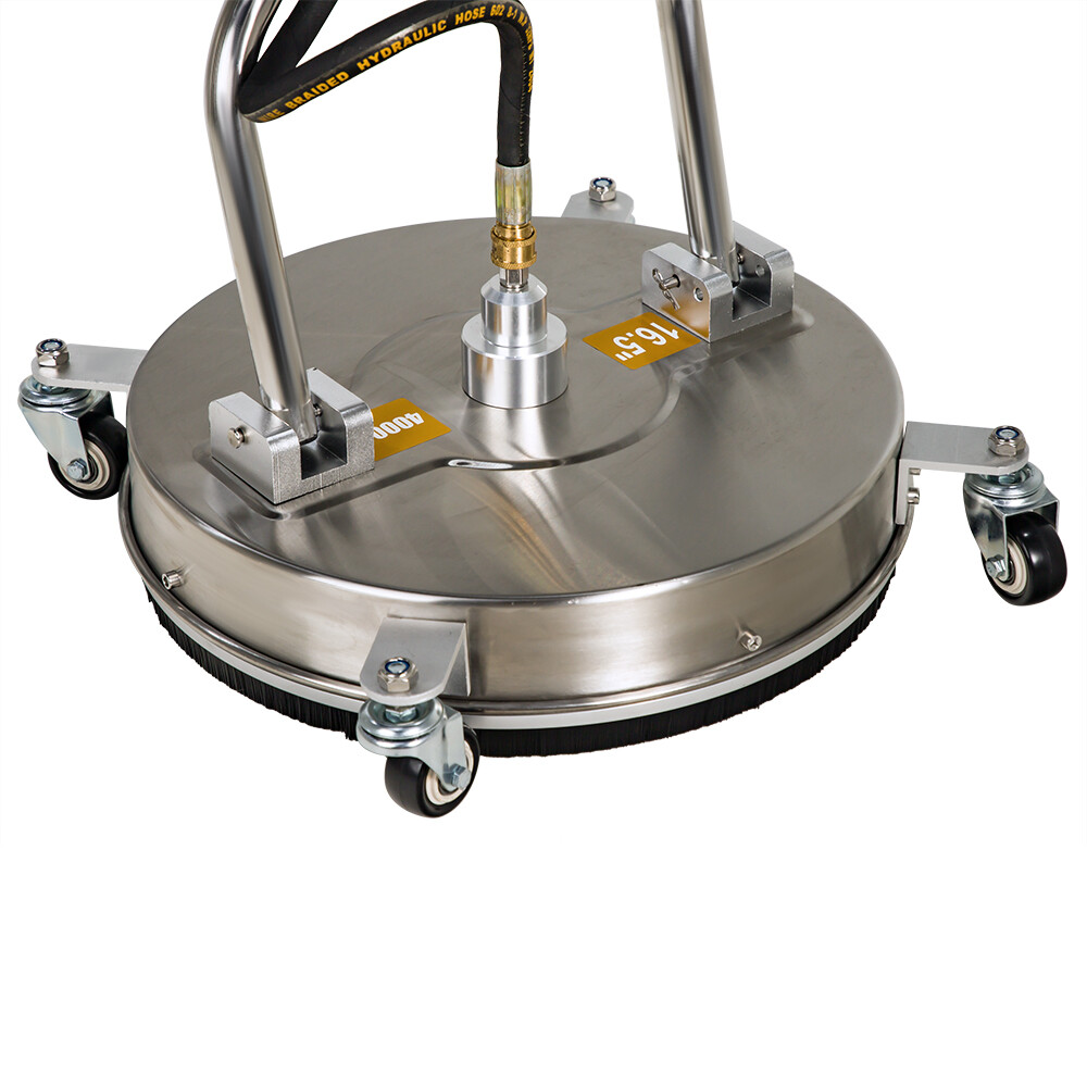 16.5″ Pressure Washer Surface Cleaner with 4 Spinner Wheels Stainless Steel