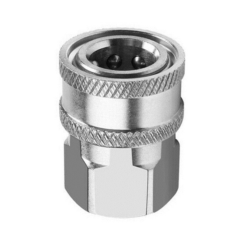 1 Set Stainless Steel 3/8 inch Quick Disconnect NPT Pressure Washer Adapters New