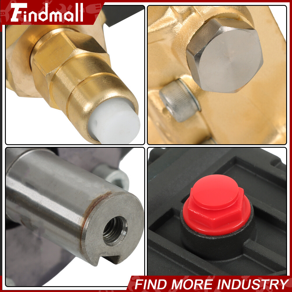 Findmall Pressure Power Washer Pump 24mm Solid Shaft 3600 PSI 4.9GPM Belt Drive