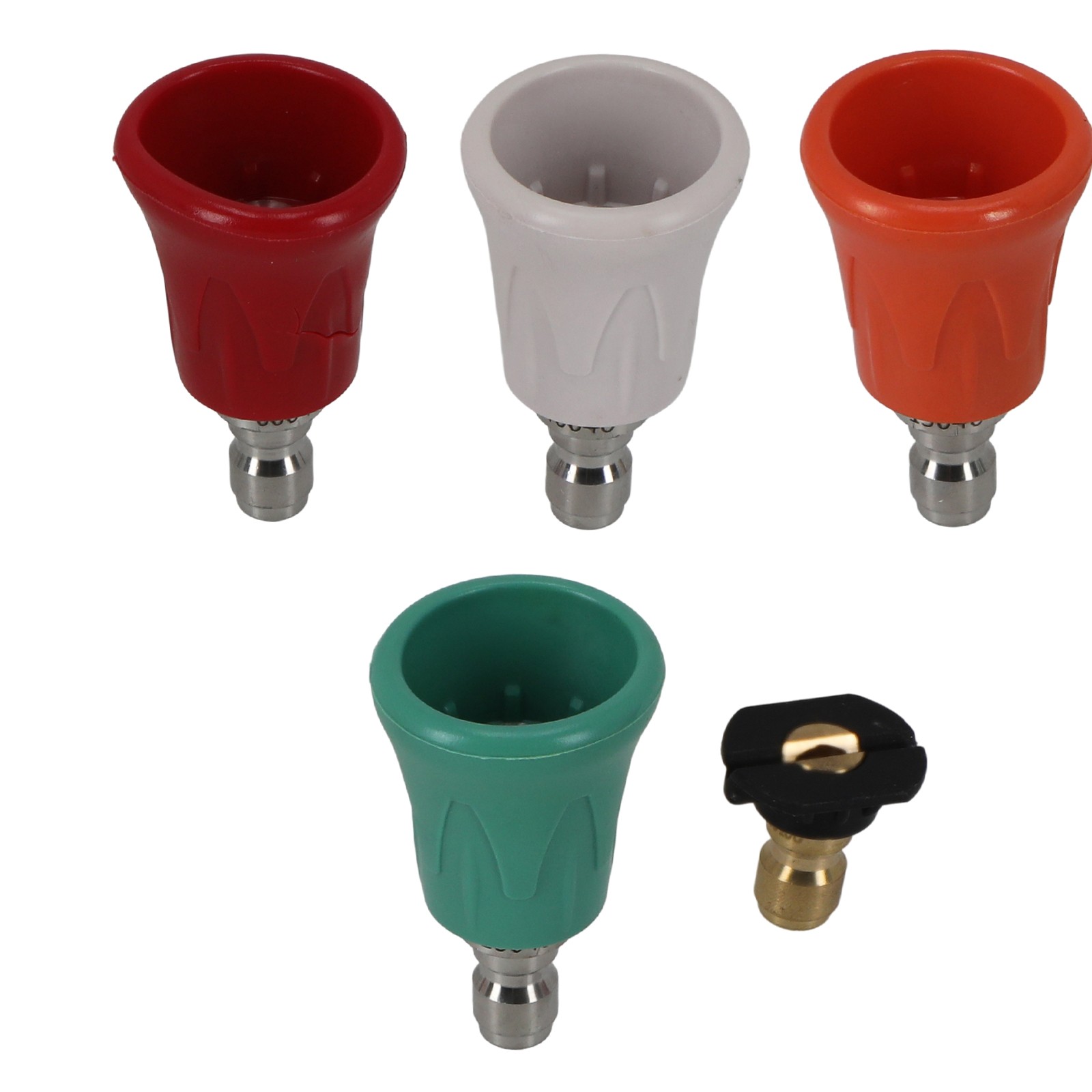 5 Angle Nozzle Set for Pressure Washer w/ Guard Quick Lock 1/4″ Connector