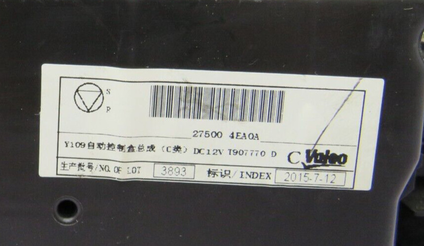 ⭐ NISSAN QASHQAI 275004EA0A 27500 4EA0A T907770D Air Conditioning Control ⭐