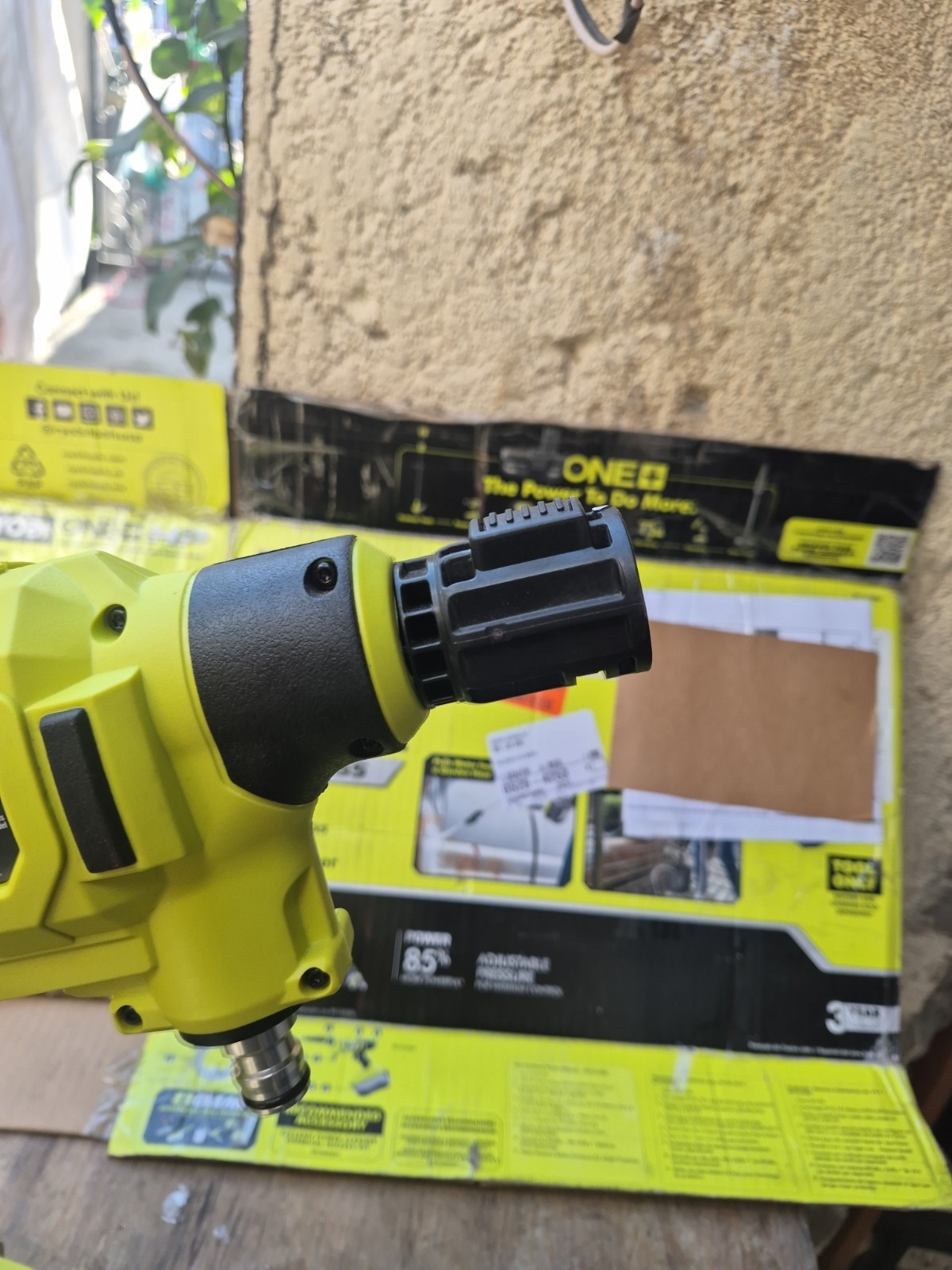 Ryobi RY121850 Cold Water Pressure Washer. Missing accesories. Only tool