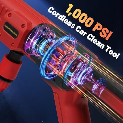 Cordless Pressure Washer for Milwaukee M18 Battery, Portable Cordless Power Wash