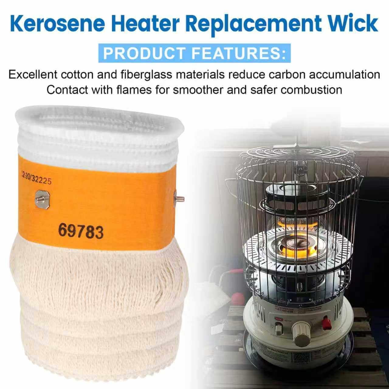 32225 Kerosene Heater Replacement Wick – Compatible with Kero World Beige