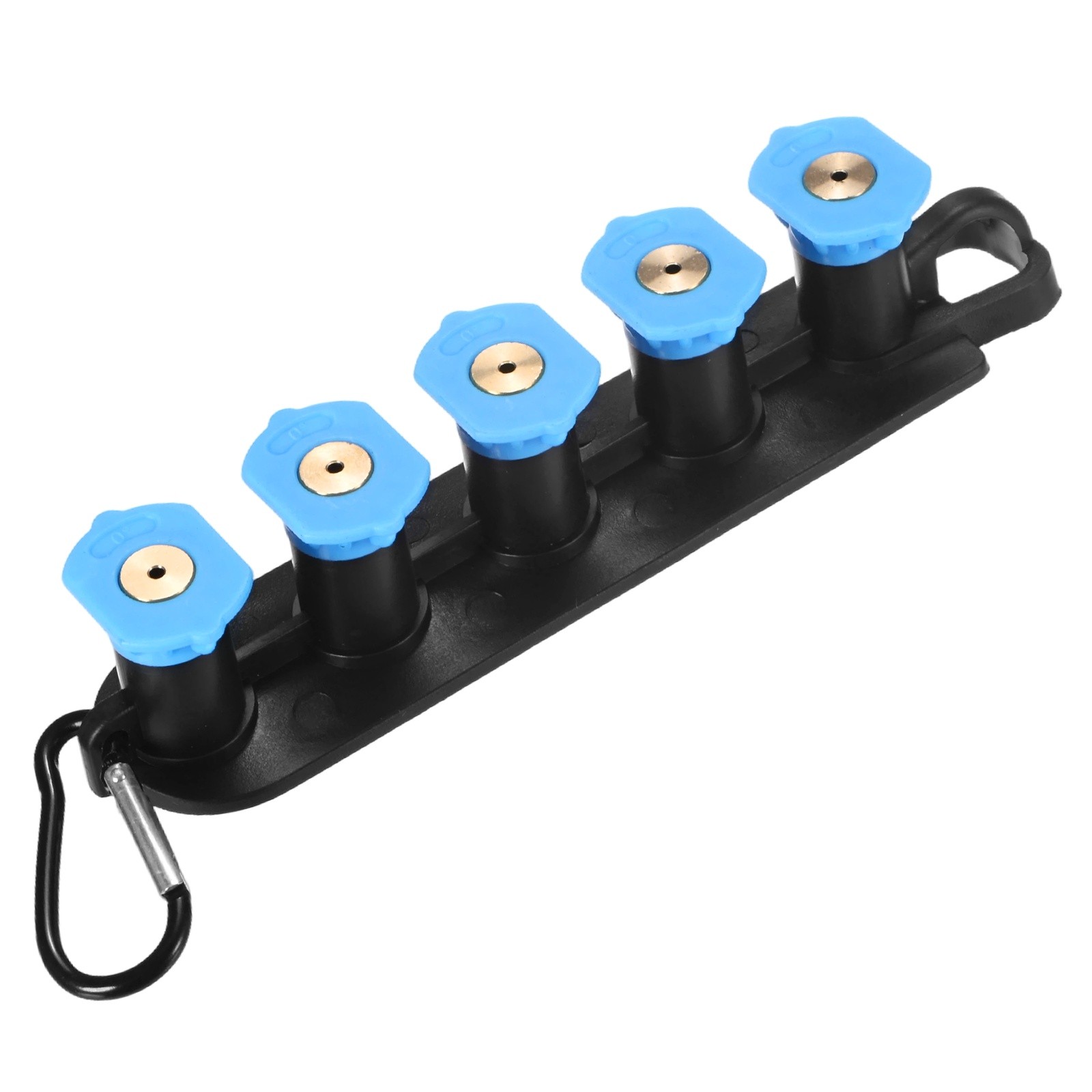 5-Pack Pressure Washer Nozzle Tips with Holder, RINSE Nozzle, Orifice 4.0