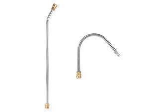 5~24FT 4 Sections Telescoping Pressure Washer Wand 4000PSI with 2 Extension Wand