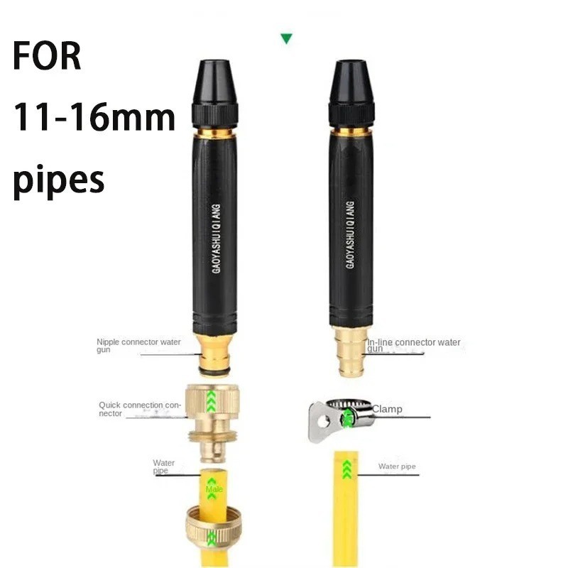 Larnto High Pressure Hose Nozzle Water Gun for Car Wash Garden Pressure Booster