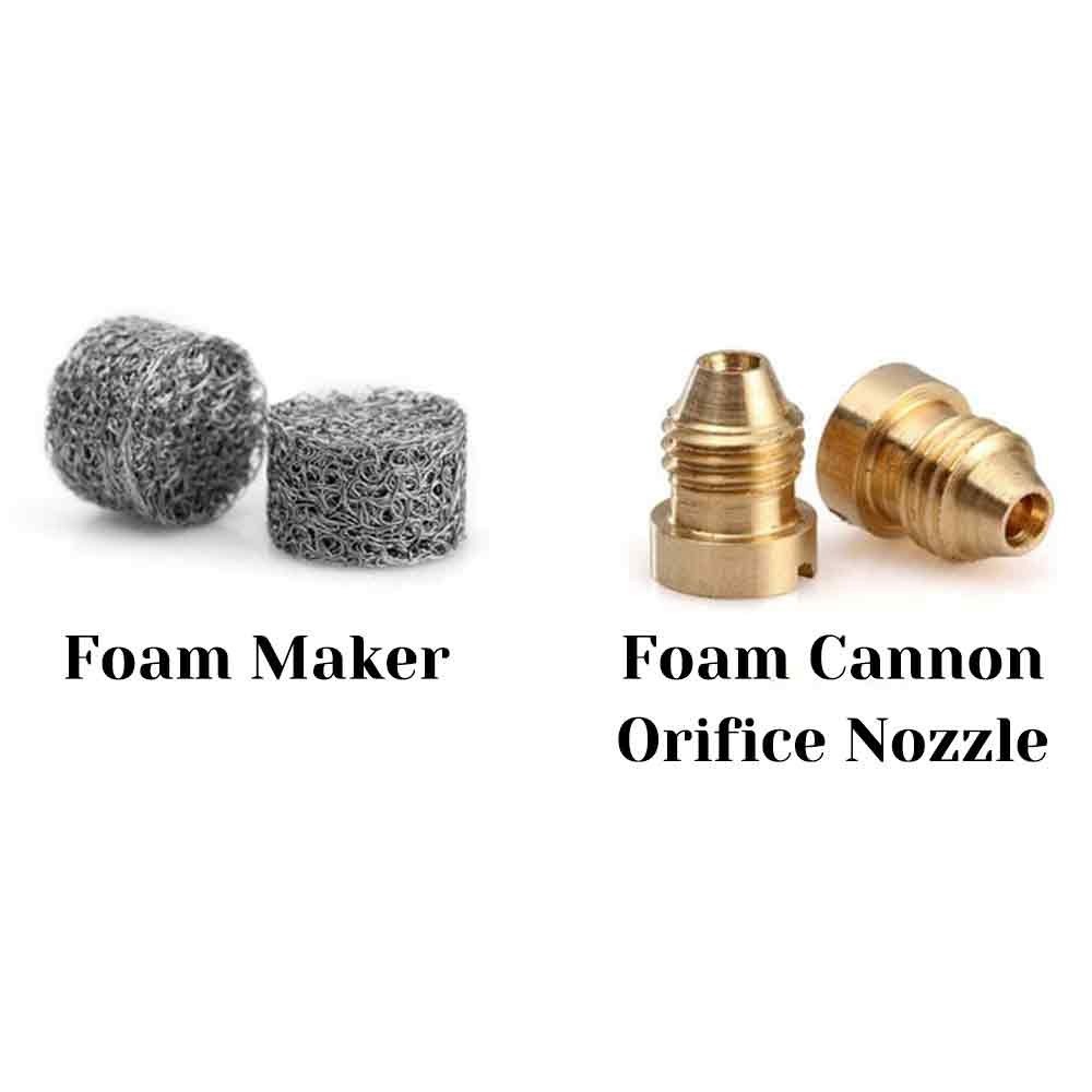 0.8 /0.9 /1~1.4mm Foam Cannon Orifice Nozzle & Foam Maker Universal Thread Tips