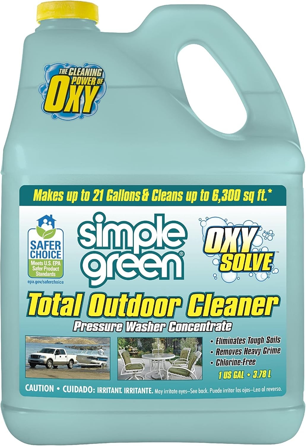 Oxy Solve Total Outdoor Pressure Washer Cleaner – 1 Gal