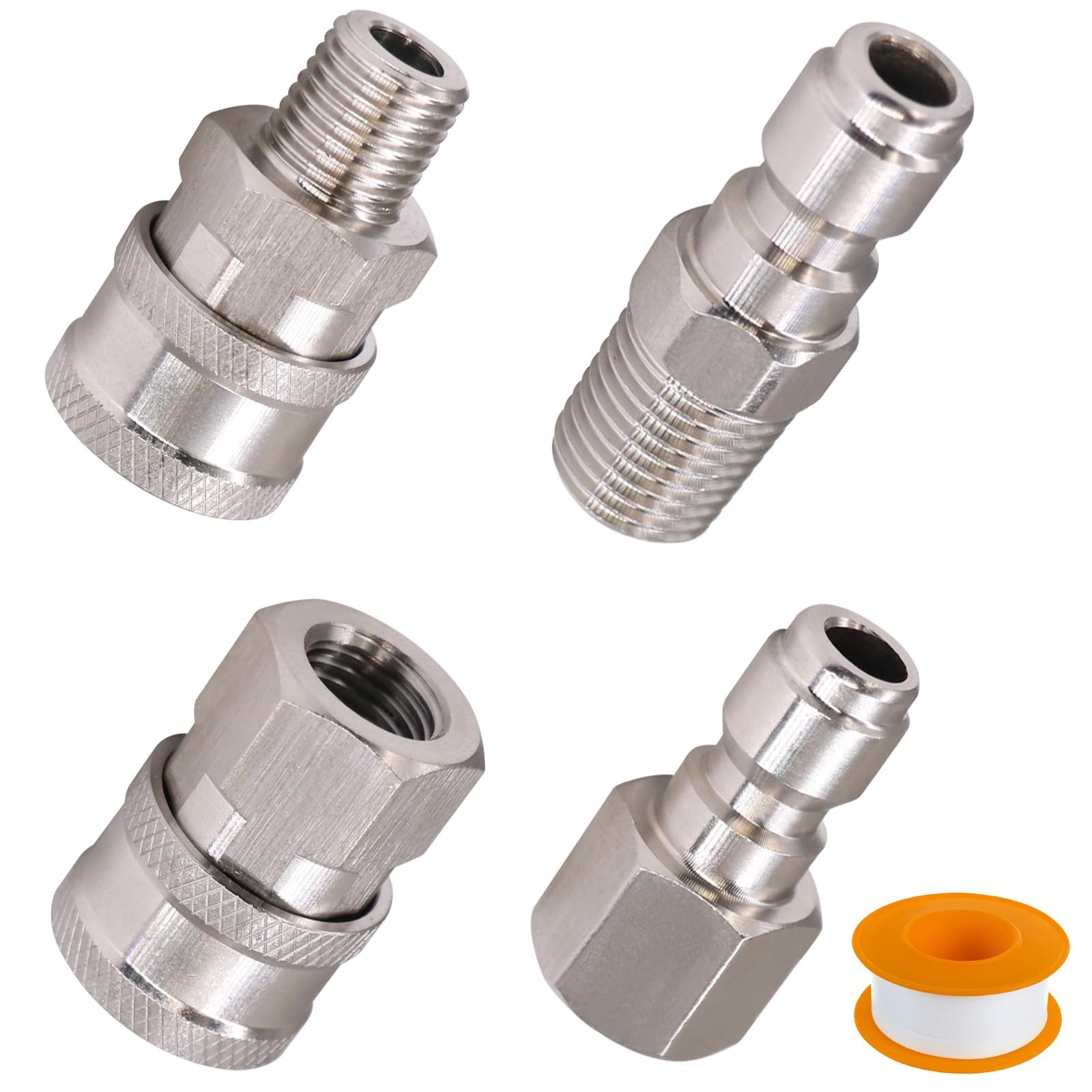 1/4 inch pressure washer quick connect fittings stainless steel power washer …