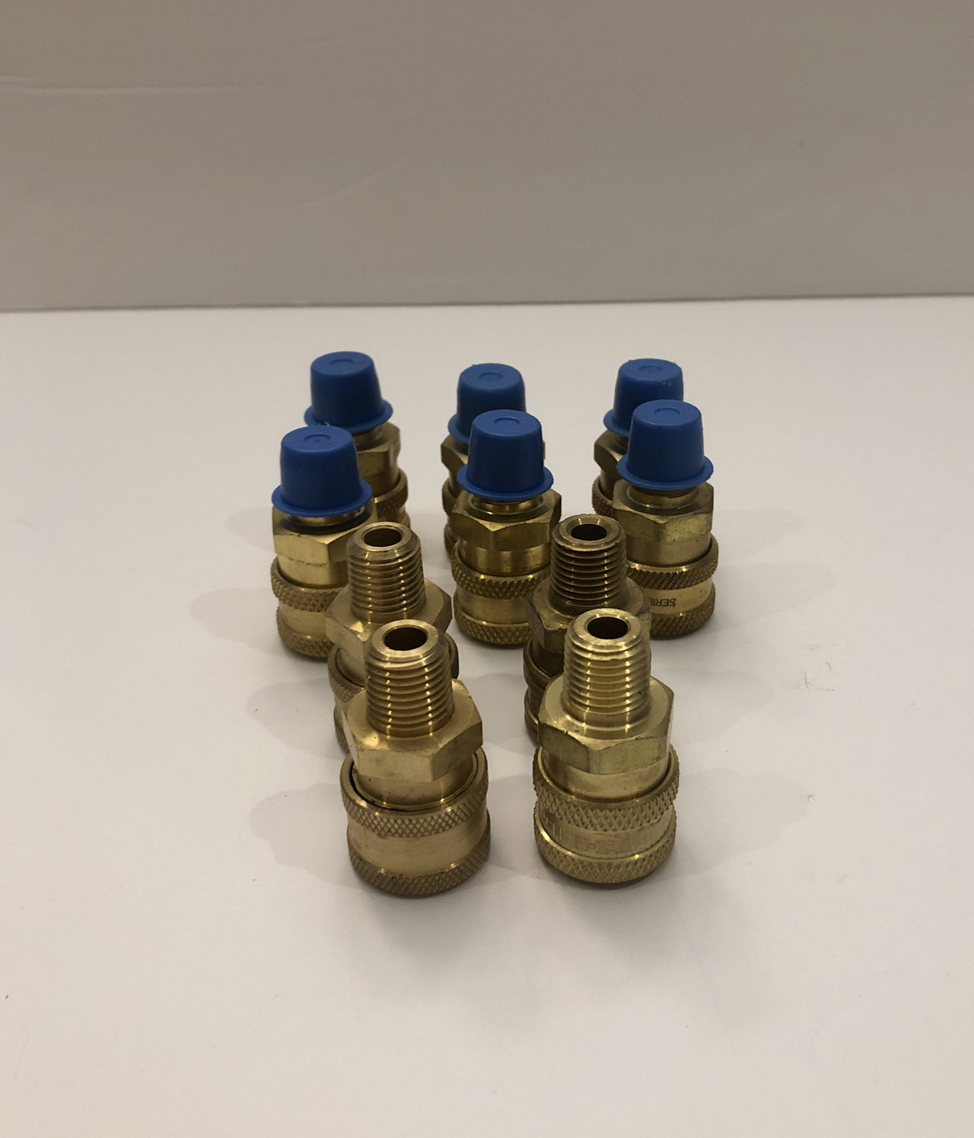 Lot of 2 Pressure Washer Couplers, Brass Fittings, 1/4” Quick Connect /Male NPT