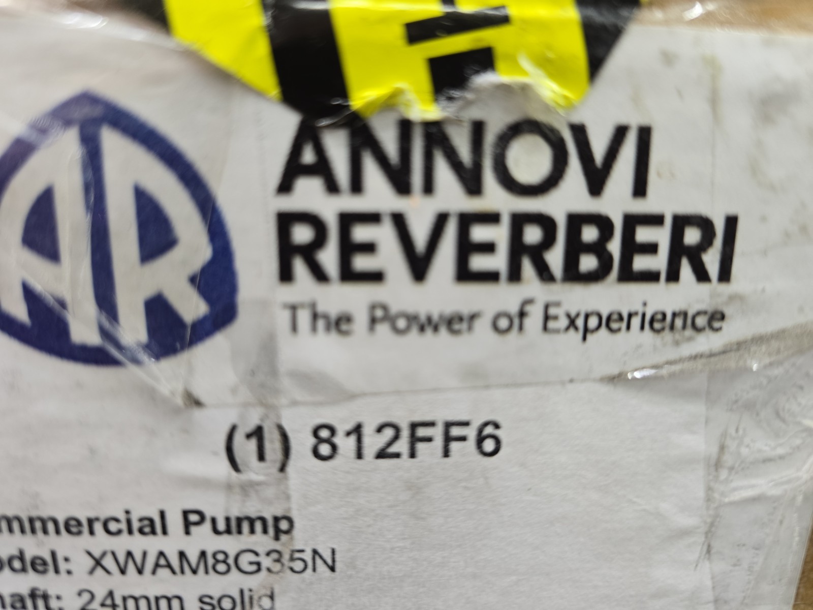 AR Annovi Reverberi Commercial Pump XEAM8G35N for Cold Water Pressure Washer