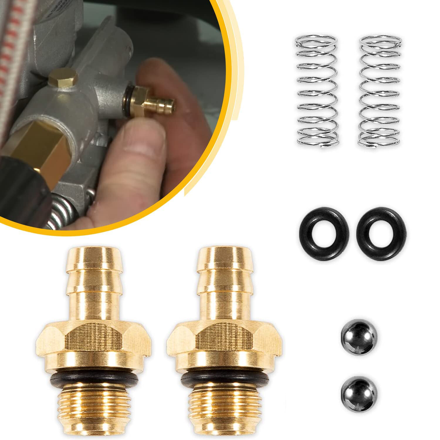 For Briggs Stratton Homelite Pressure Washer Chemical Soap Injector Kit 190593GS