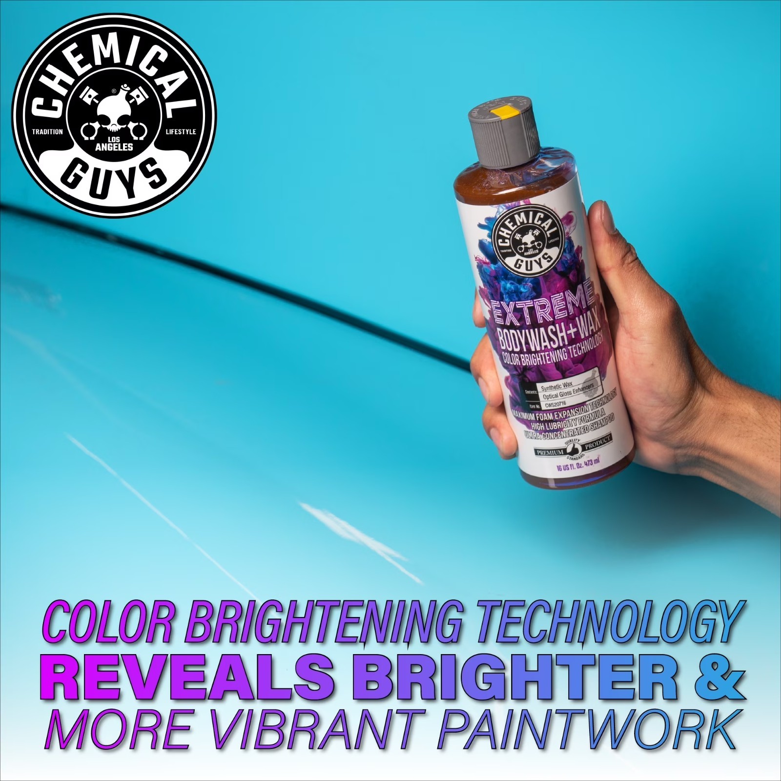 Chemical Guys Extreme Body Car Wash and Wax with Color Brightening 16oz