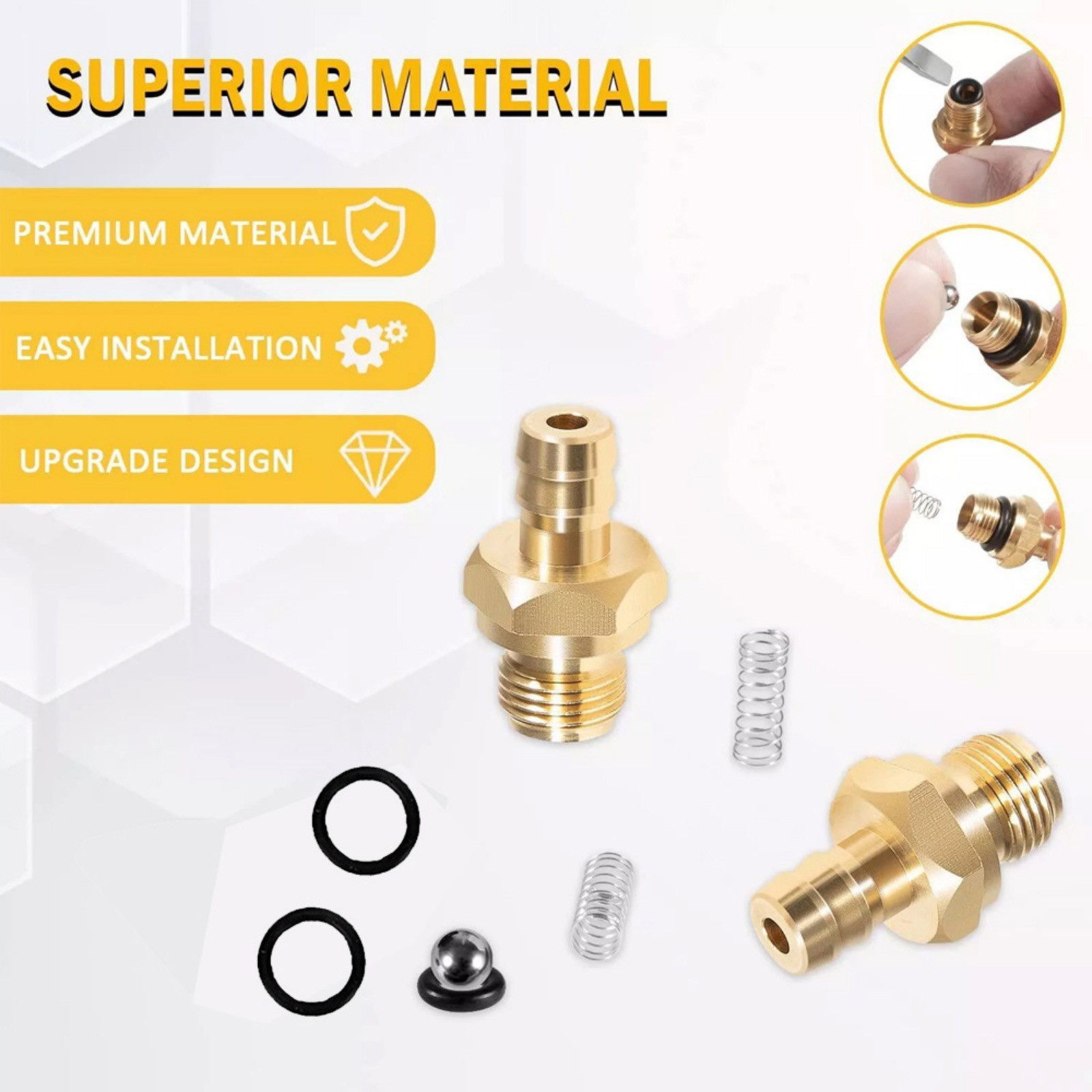 Professional Chemical Injector Replacement Part Kit for Pressure Washer Systems