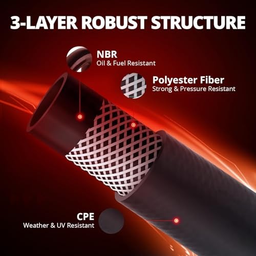 3/8″ Transmission Cooler Hose 20FT, SAE J1532 250 PSI Power Steering 3/8 20FT