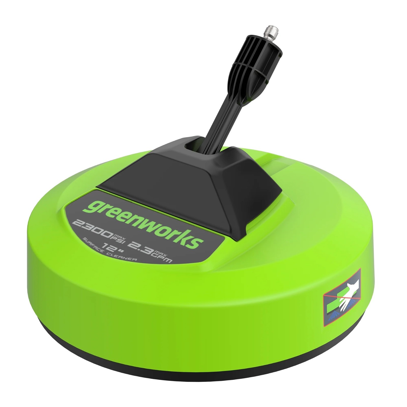 Greenworks 12inch Rotating Surface Cleaner Compatible Up to 2300 PSI