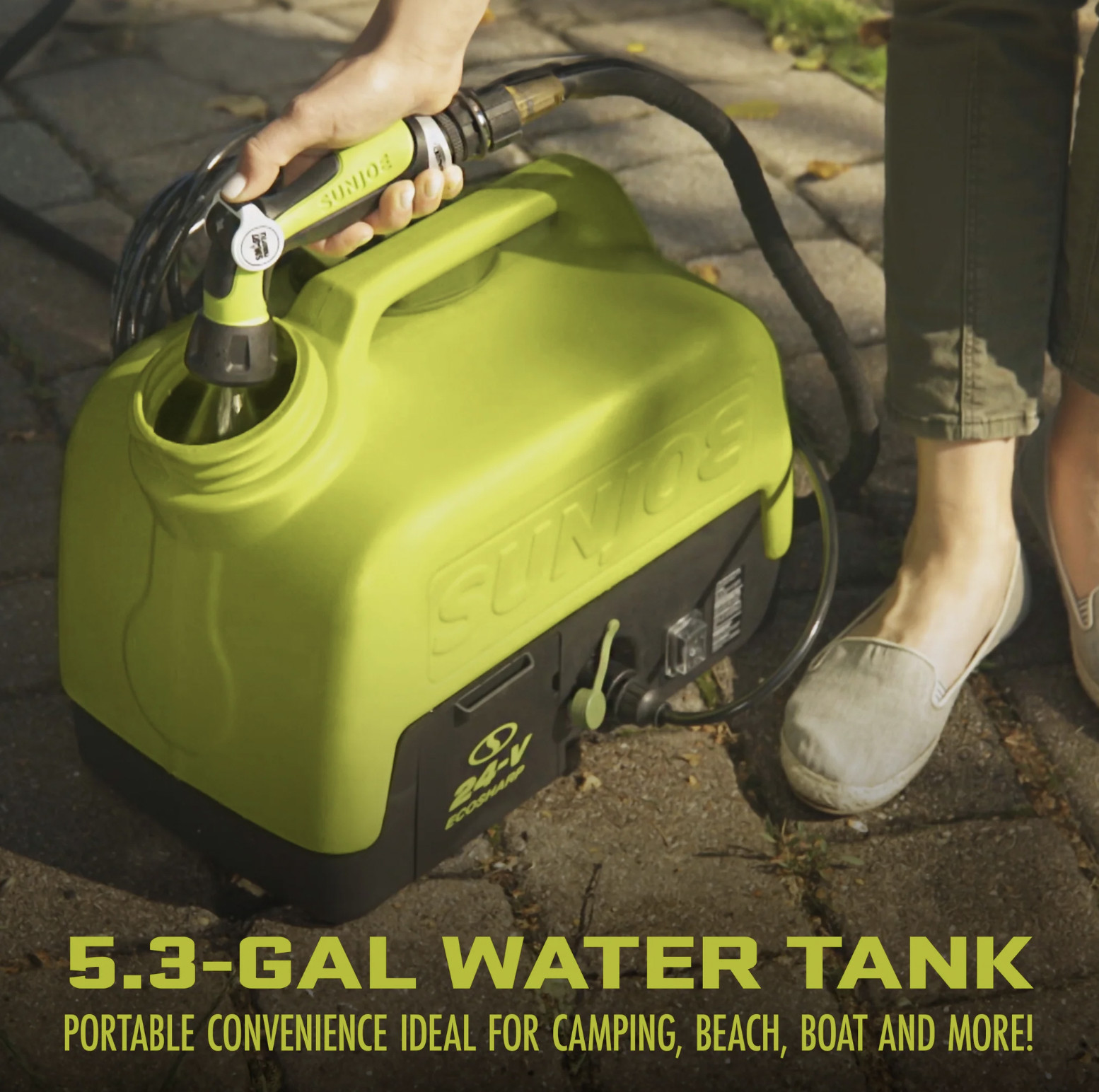 Sun Joe WA24C-LTE | Portable Sink/Shower Spray Washer Kit (Refurbished)