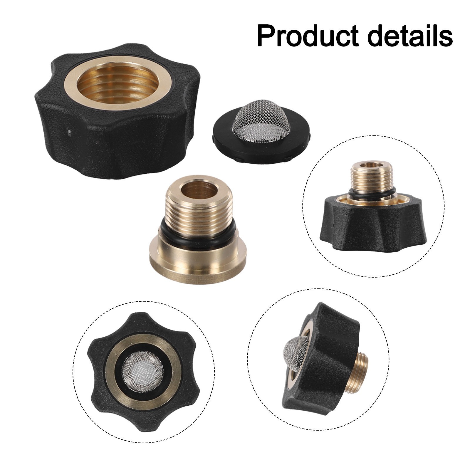 Replacement Water Inlet Fitting for Efficient Pressure Washing Performance