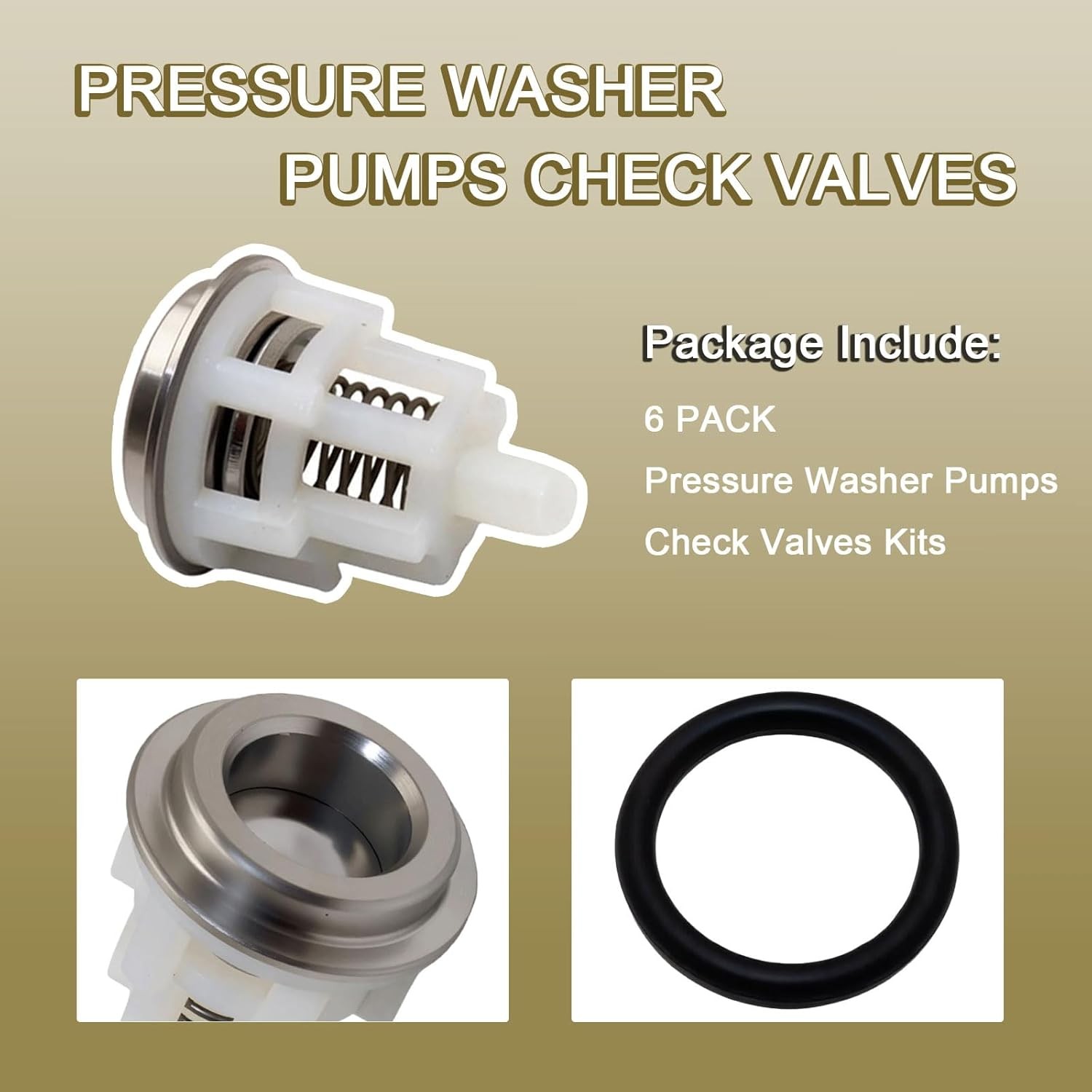 EZ Pump Check Valves 6PK TX TC TP Pressure Washer