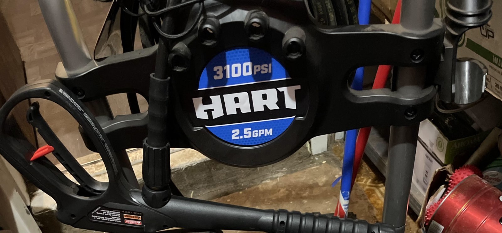 HART 3100 PSI 2.5 GPM 212cc 4-Cycle OHV Gas Powered Cold Water Pressure Washer