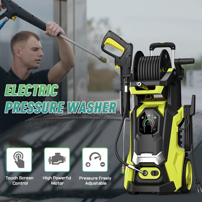 Electric Pressure Washer 5000PSI 2.35GPM, 15 Level Adjustable Touch Screen