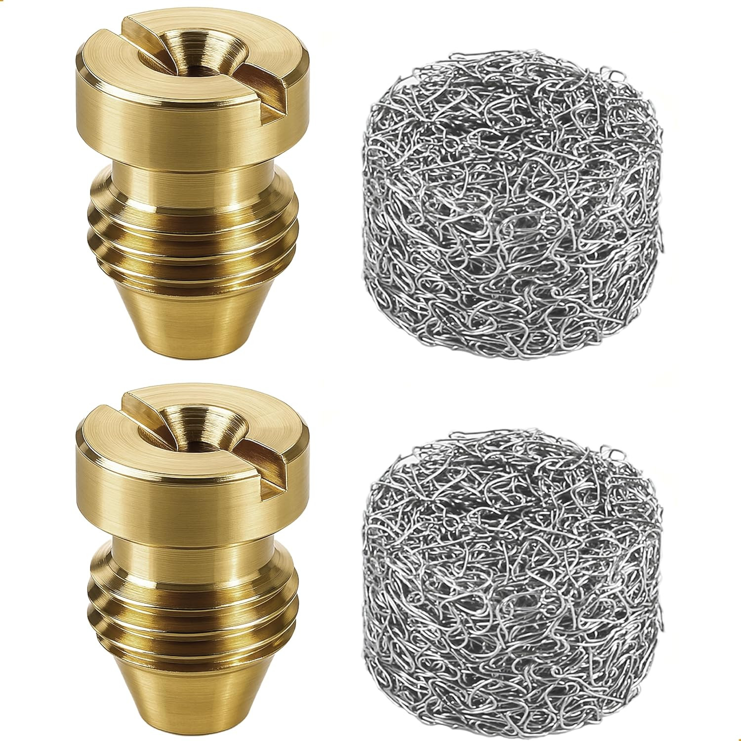 2 Pieces 1.1 Mm Foam Cannon Orifice Nozzle and 2 Pieces Foam Maker, Universal Th