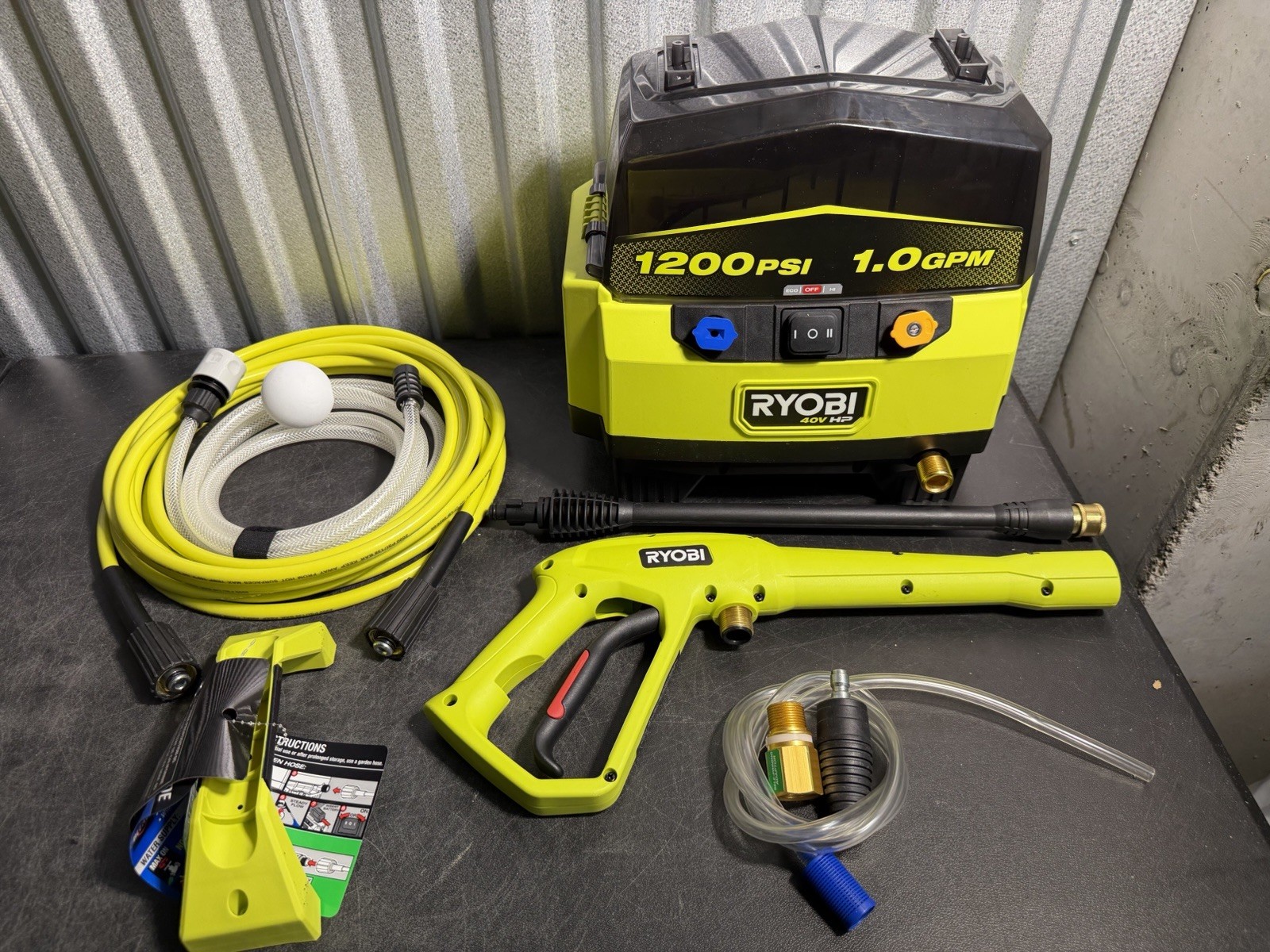 RYOBI RY40HPPW12B 40V HP 1200 PSI Brushless Pressure Washer Tool Only OB