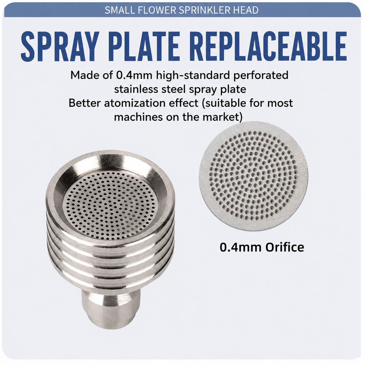 2Pcs High Pressure Washer Nozzle Tips, 1/4″ Quick Connect, 0.4mm Orifice, Steel