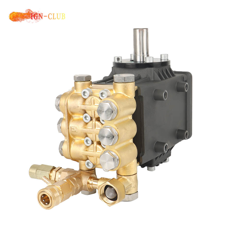Pressure Power Washer Pump 24mm Solid Shaft 3600 PSI 4.9GPM Belt Drive