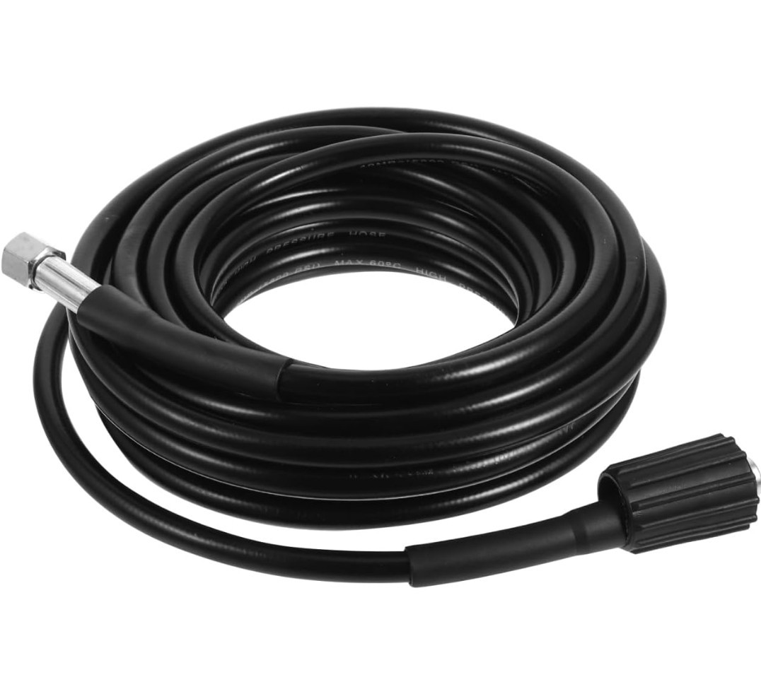 Pressure Washer Hose, 26 FT 2320 PSI Power Washer Hose, Cold Water Black…