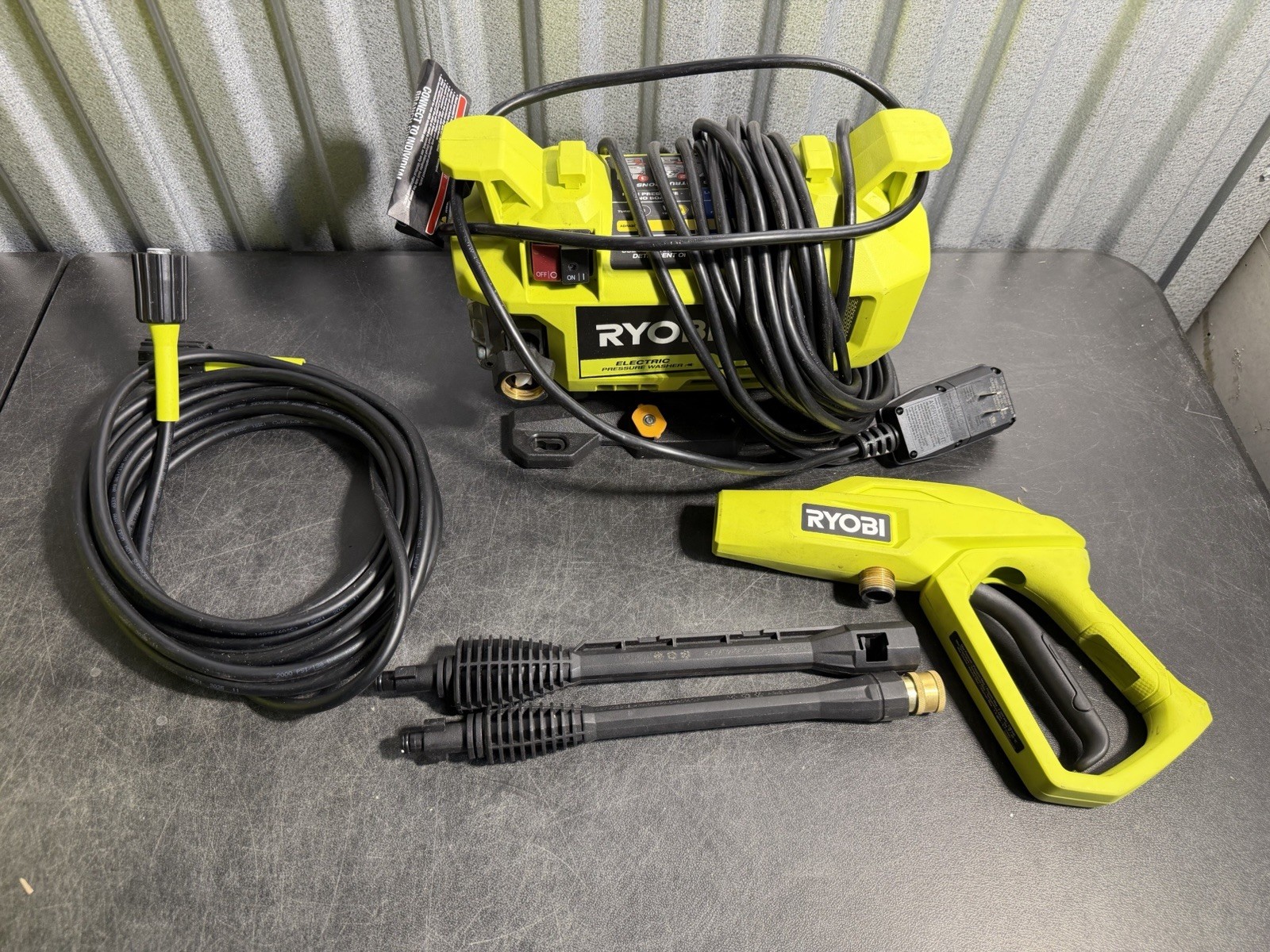 Ryobi 1800 PSI 1.2 GPM Cold Water Corded Electric Pressure Washer Missing Nozzle