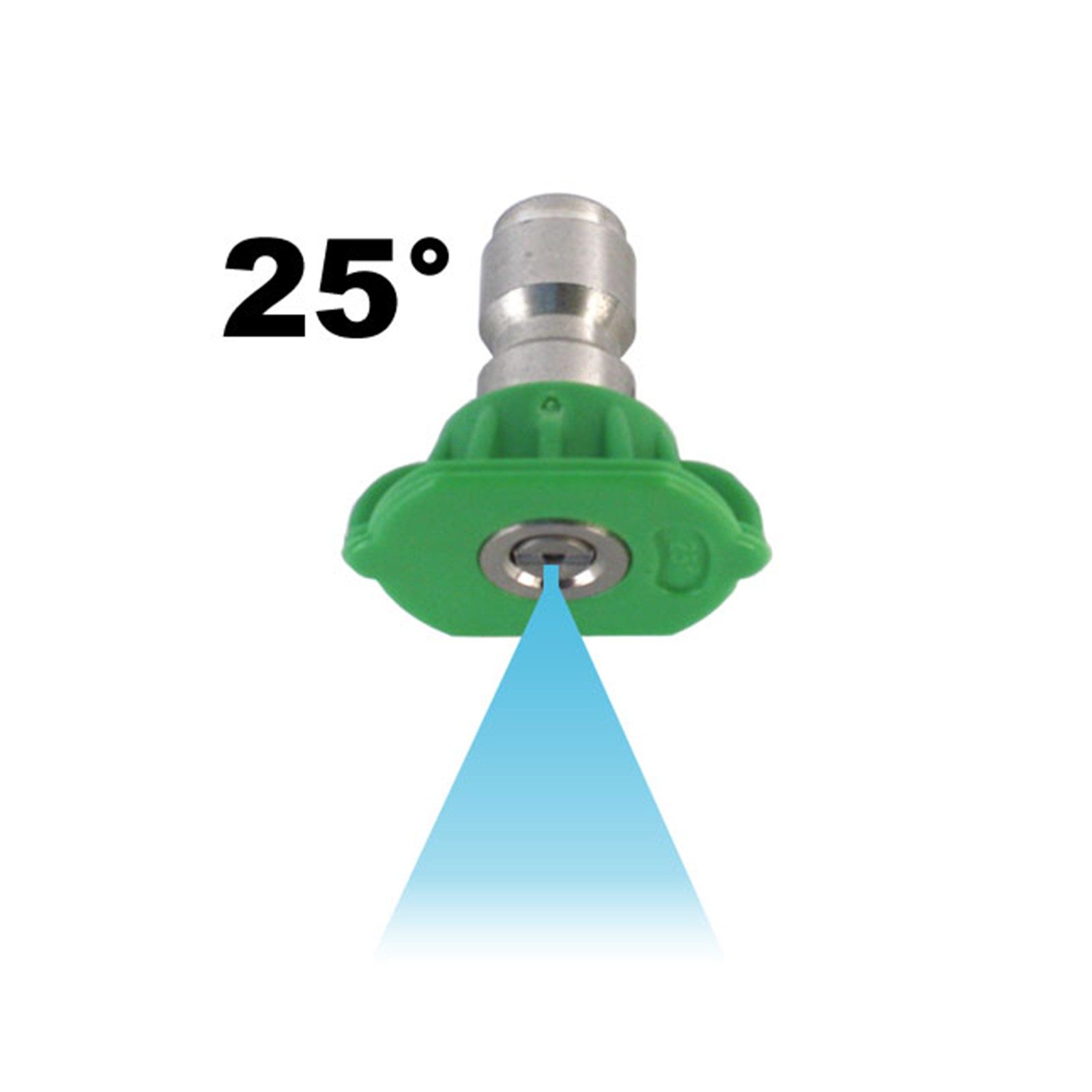20 Pack Erie Tools Pressure Washer 1/4″ Quick Connect 25 Degree 4.5 Nozzles