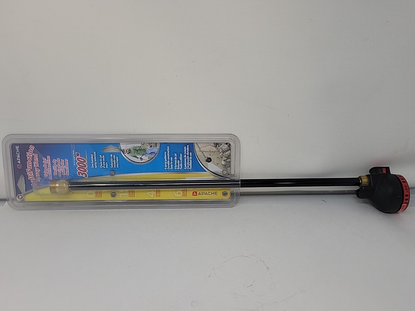 Apache 99023698 3000 PSI 18″ Multi-Tip Adjustable Pressure Washer Nozzle with