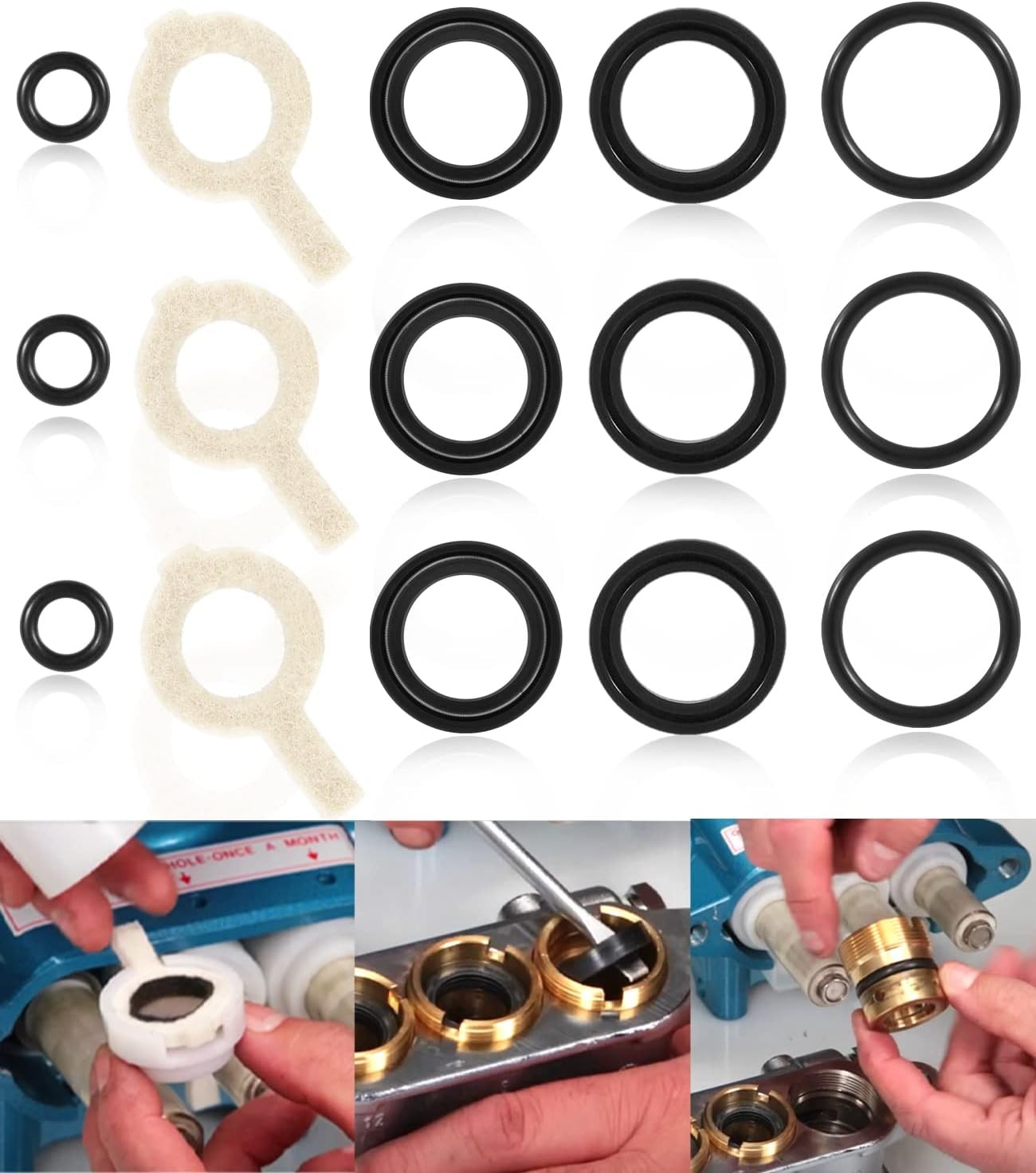 Replaces 30623 Seal Kit for Cat Pump 30 31 34 35 310 340 350 Pressure Washer