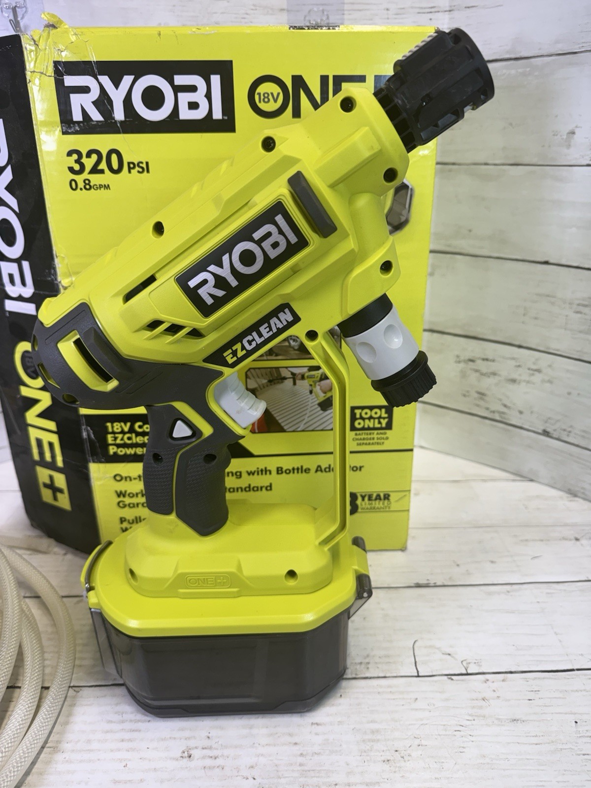 Ryobi 18V One+ EZ Clean RY120350VNM Pressure Washer 320 PSI Free Gift Included