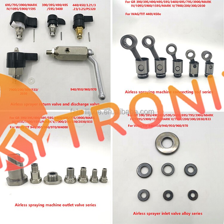 220CC Pneumatic airless sprayer pump Pump body assembly 24B823 for Xtreme X30X60