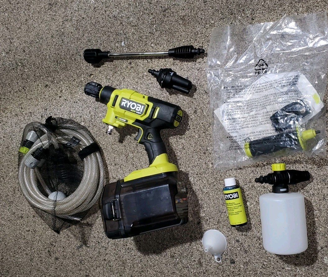 RYOBI 40V HP Brushless EZClean 600 PSI Cold Water Power Cleaner (No Battery)