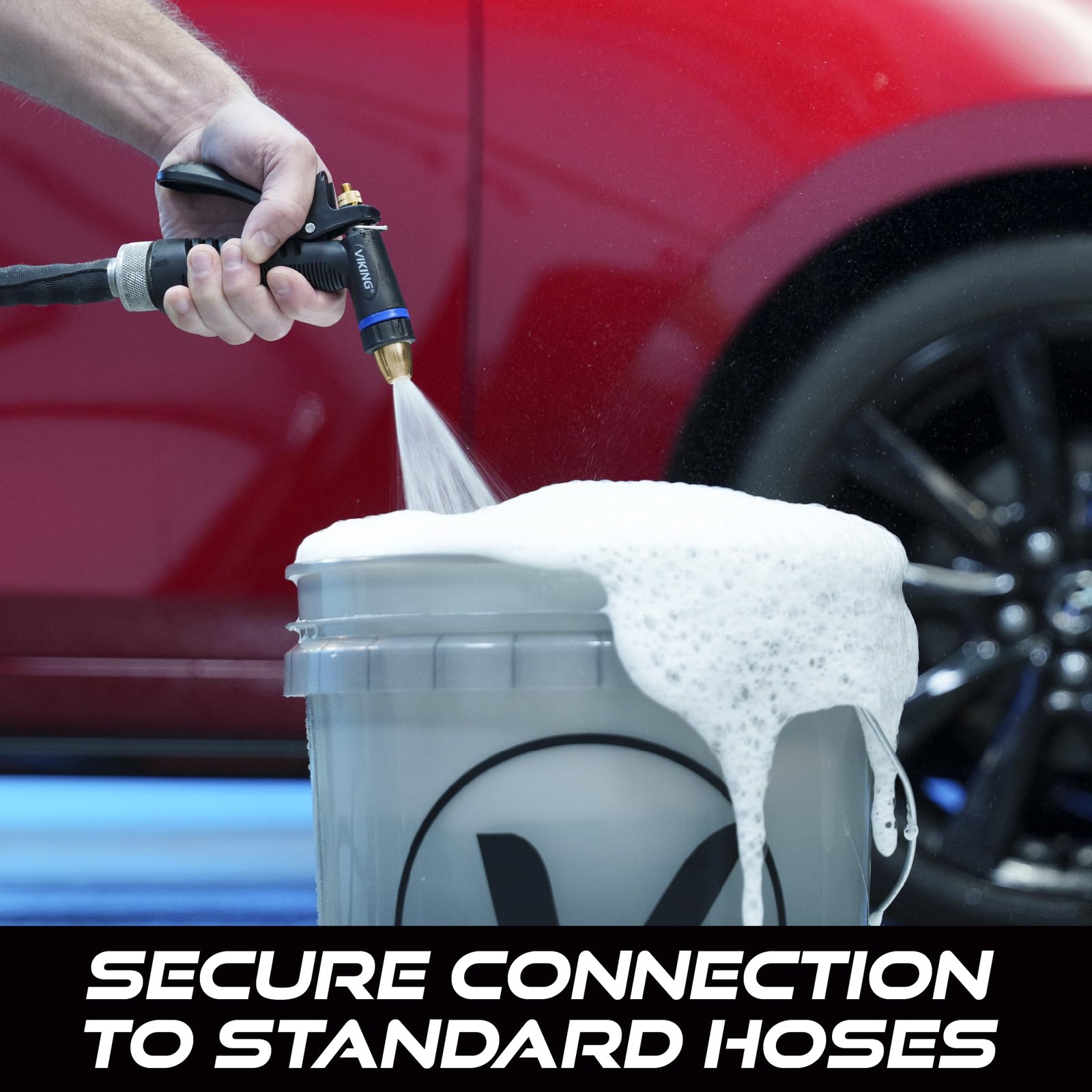 Hose Nozzle, Garden Hose Nozzle, Adjustable and Heavy Duty for Washing Car