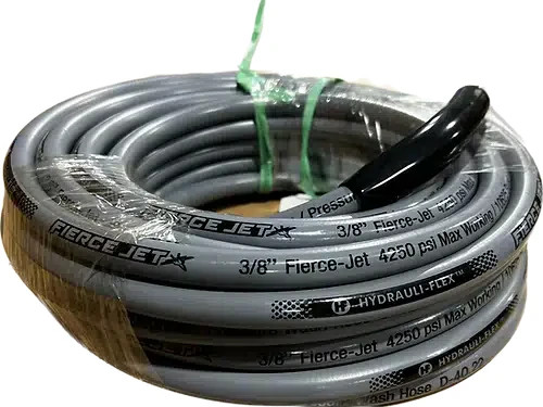 100′ GRAY PRESSURE WASHER HOSE 4250 PSI