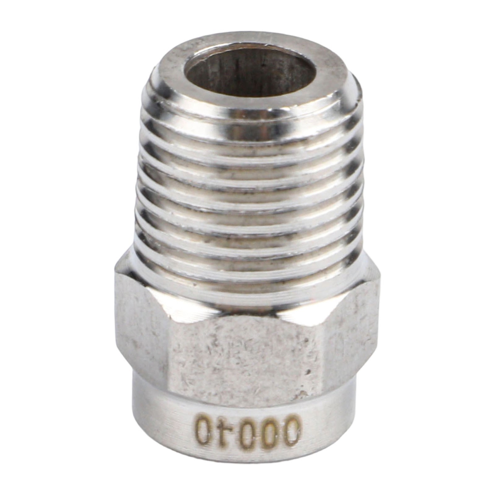 Garden Tool Cleaning Nozzle 0° 1/4 Thread Stainless Steel 15° 6000 PSI