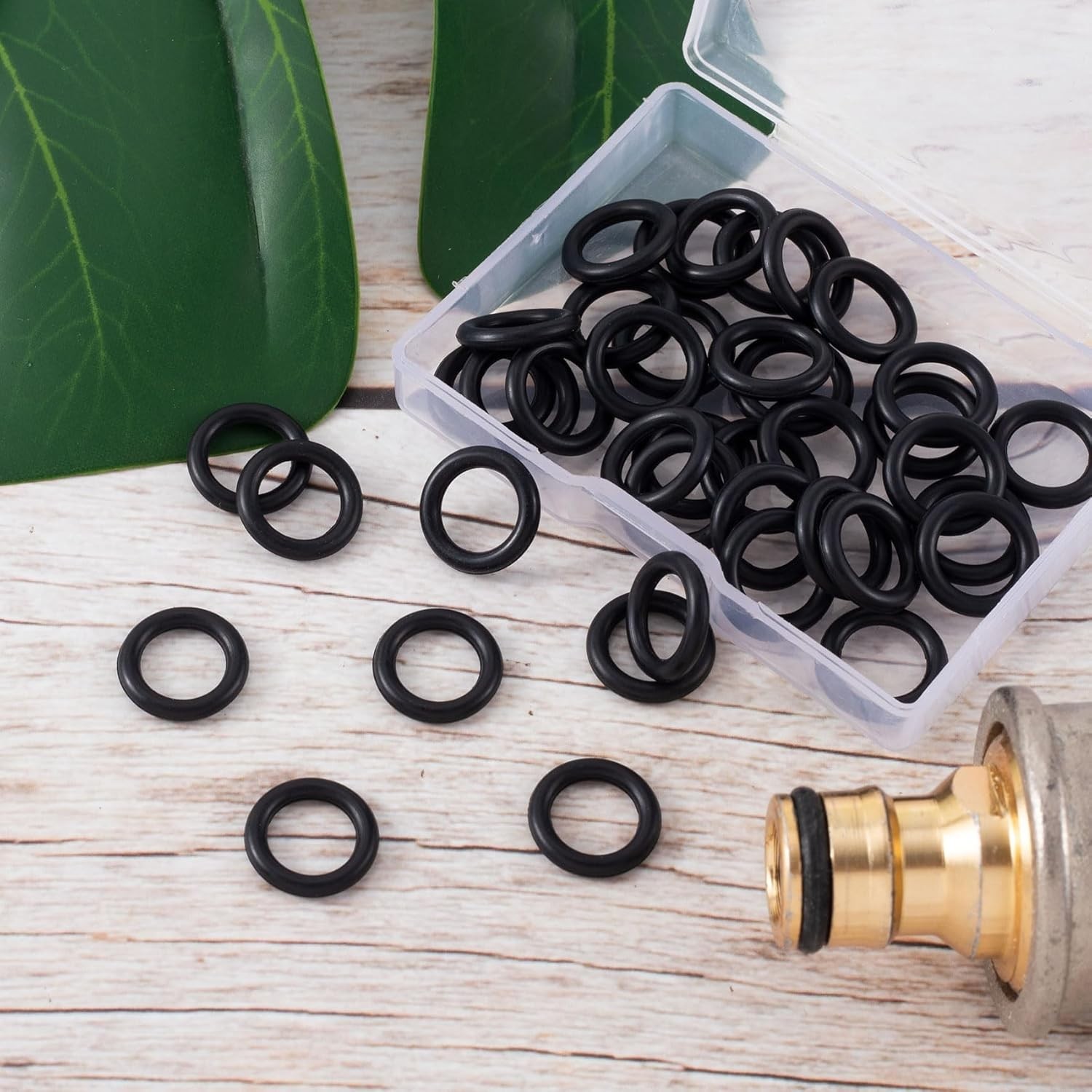 Durable 40 Count O-Ring Kit for Pressure Washers and Garden Hoses – Black Rubber