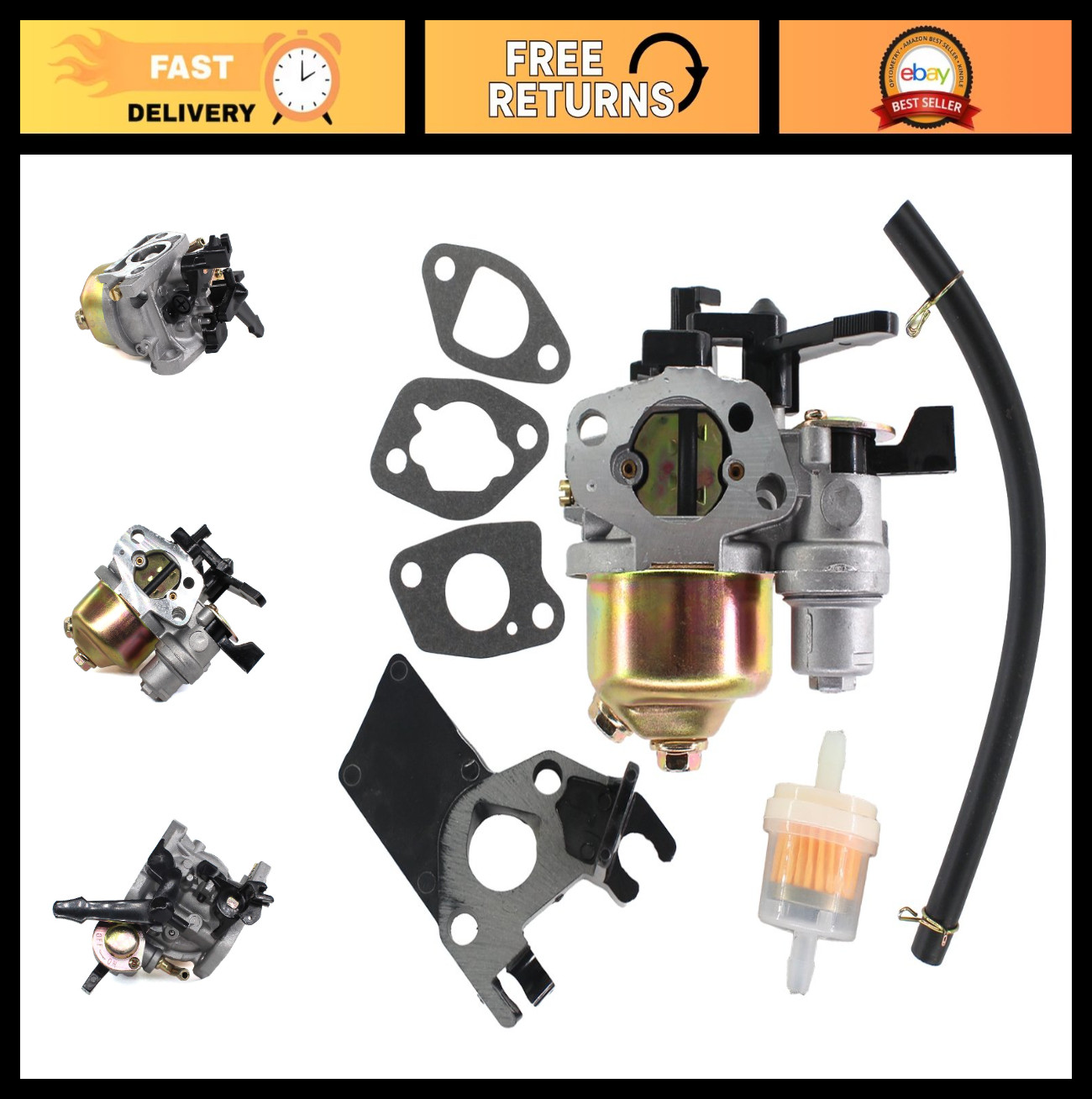Carburetor for 208cc Pressure Washer, 3000 PSI, 2.4 GPM – High Performance Repla