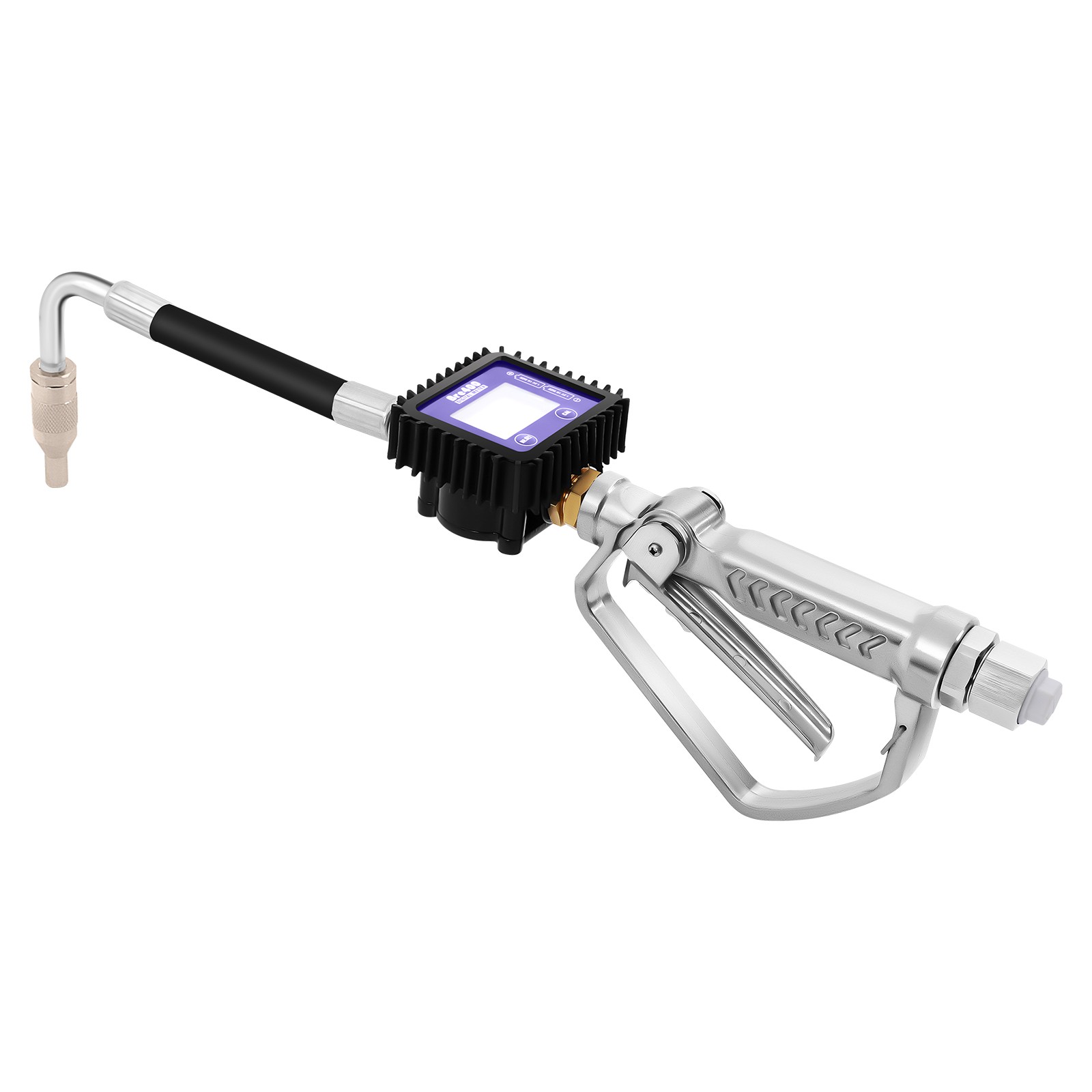Digital Oil Control Valve Meter Nozzle Pneumatic Oil Gun with 1/2in NPT Inlet