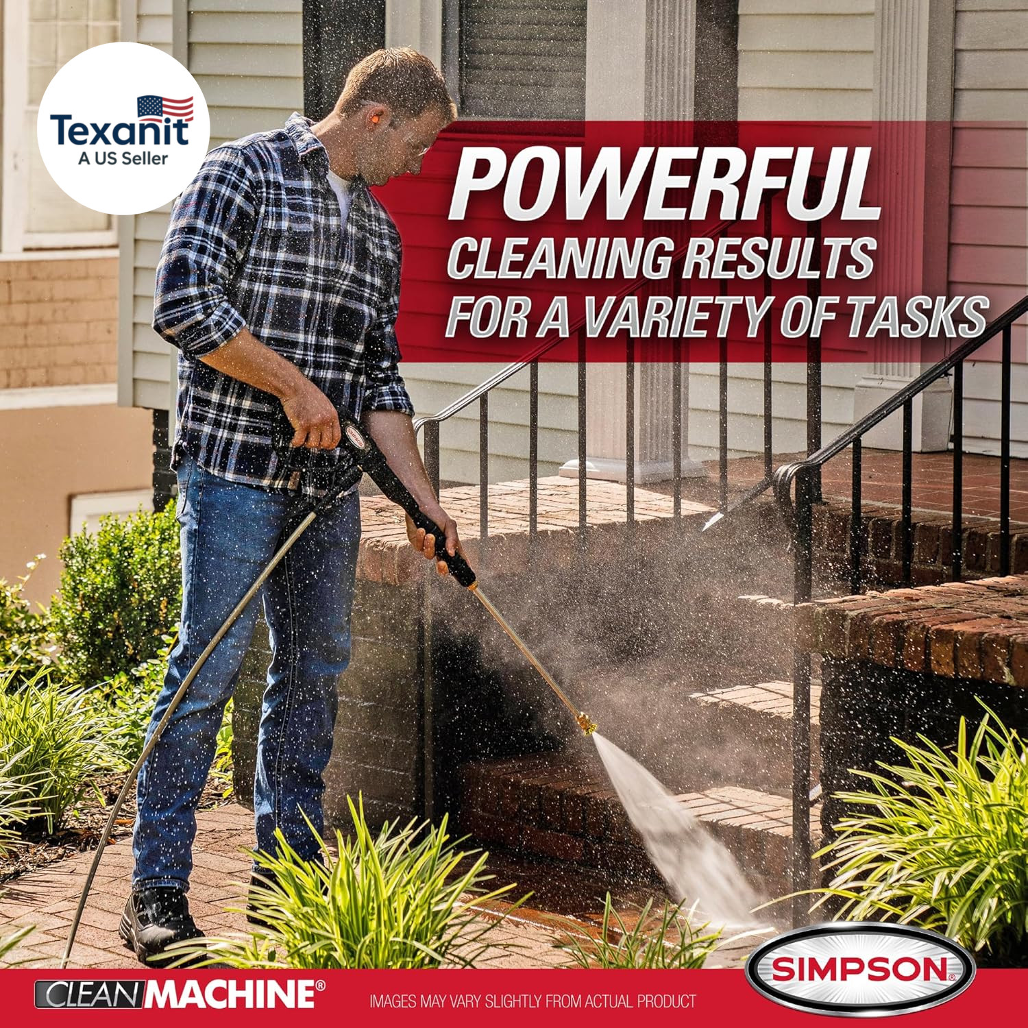 Simpson Cleaning 3200 PSI Gas Pressure Washer, 2.5 GPM Residential Power Washer