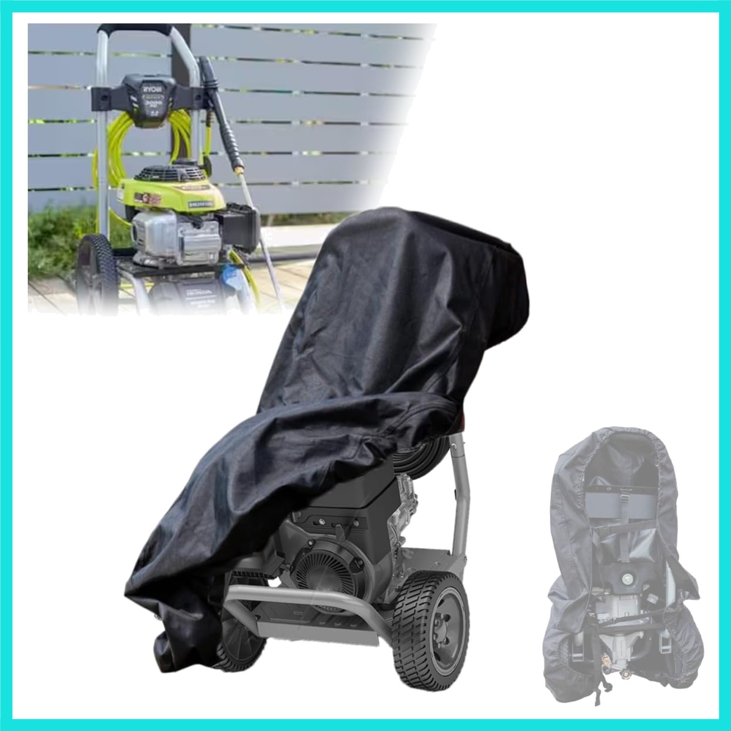 Electric Pressure Washer Cover, Vertical Power Cleaner Machine Protective Cas…