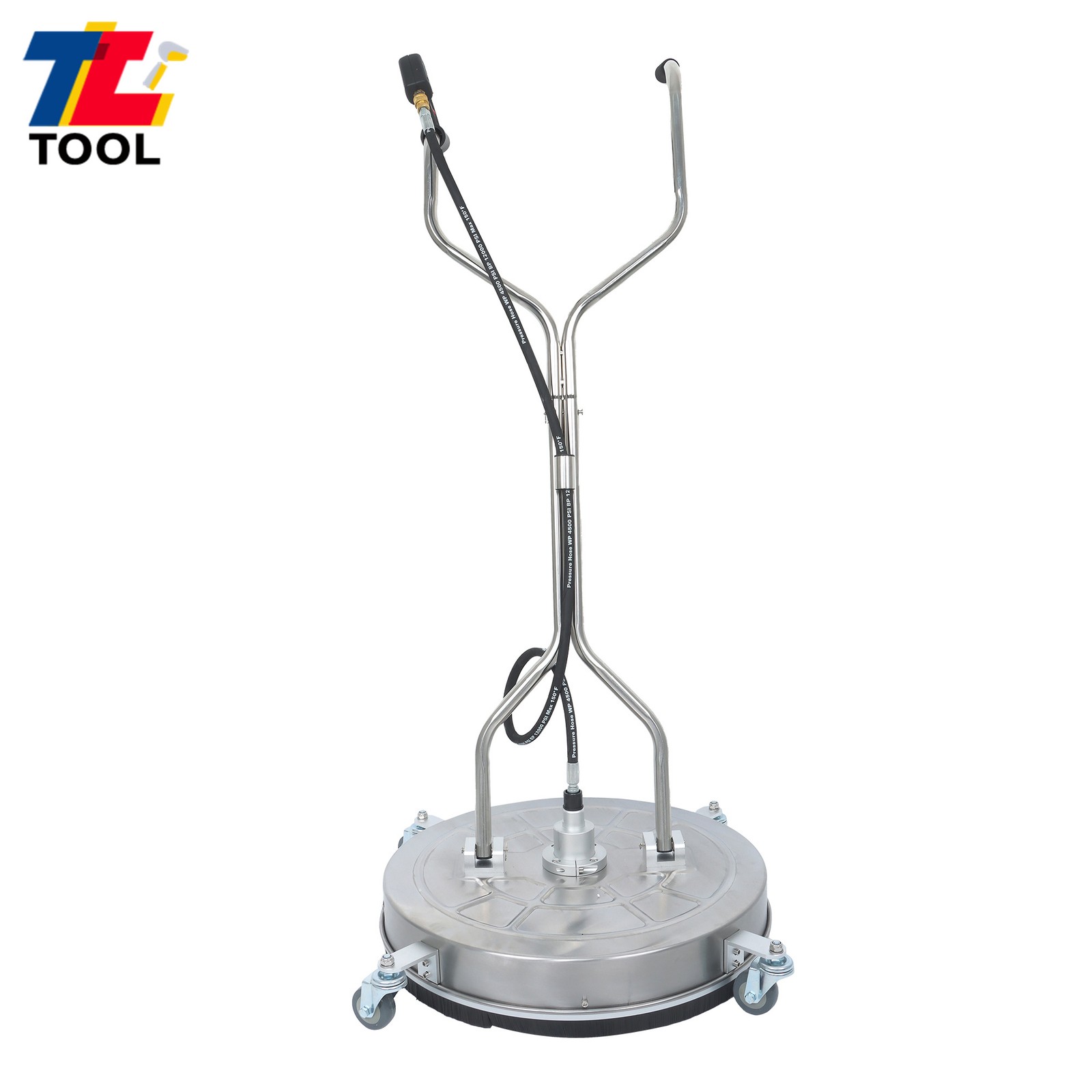 24″ Pressure Washer Surface Cleaner w/ Handles & Wheels Quick Connect