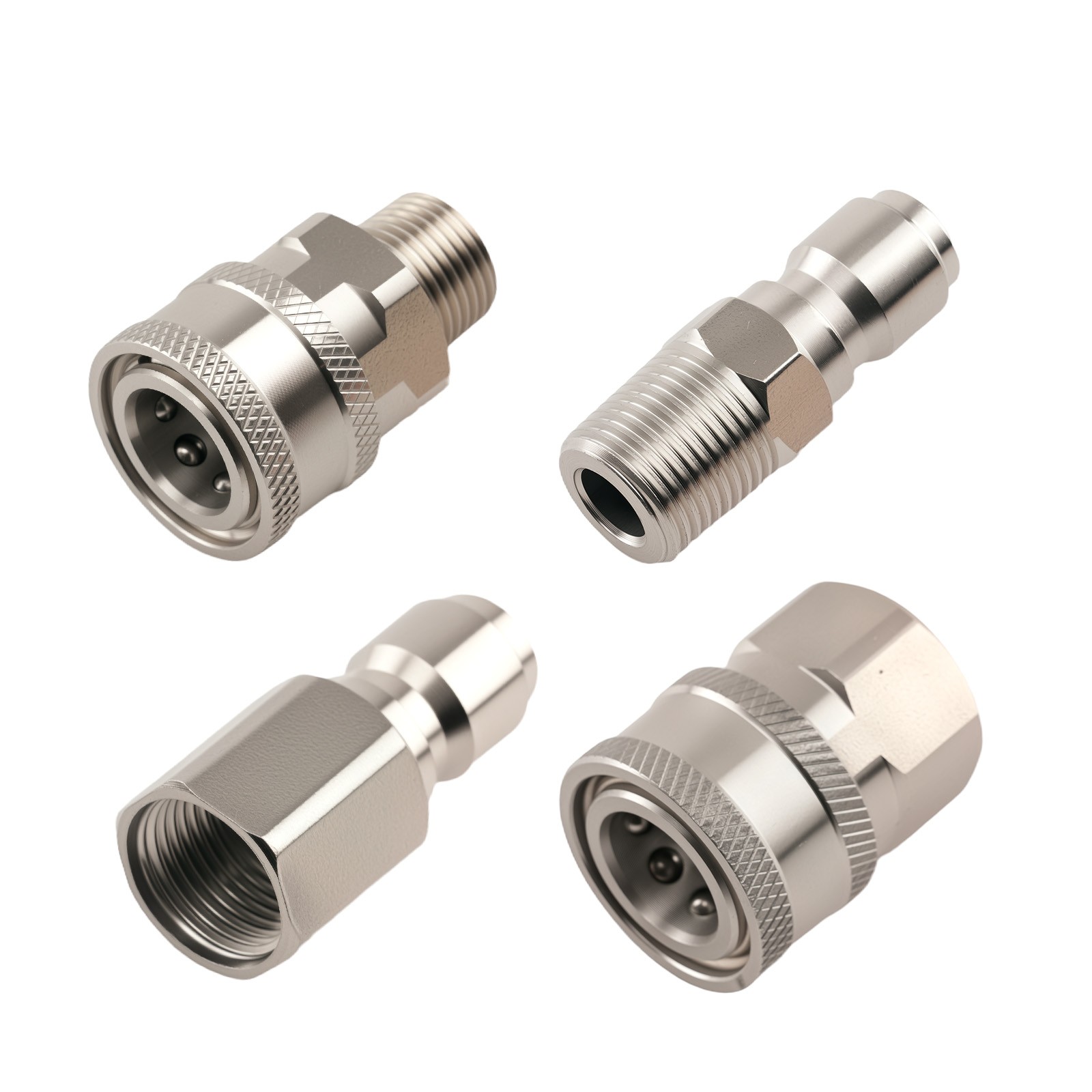 3/8 Inch NPT Quick Connect Plug Fitting Pressure Washer Coupler Steel 4000PSI
