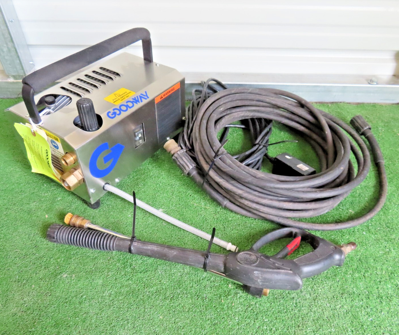Goodway GPW-1200-60 Portable Electric Hi-Pressure Washer with 50′ Hose 1200 PSI