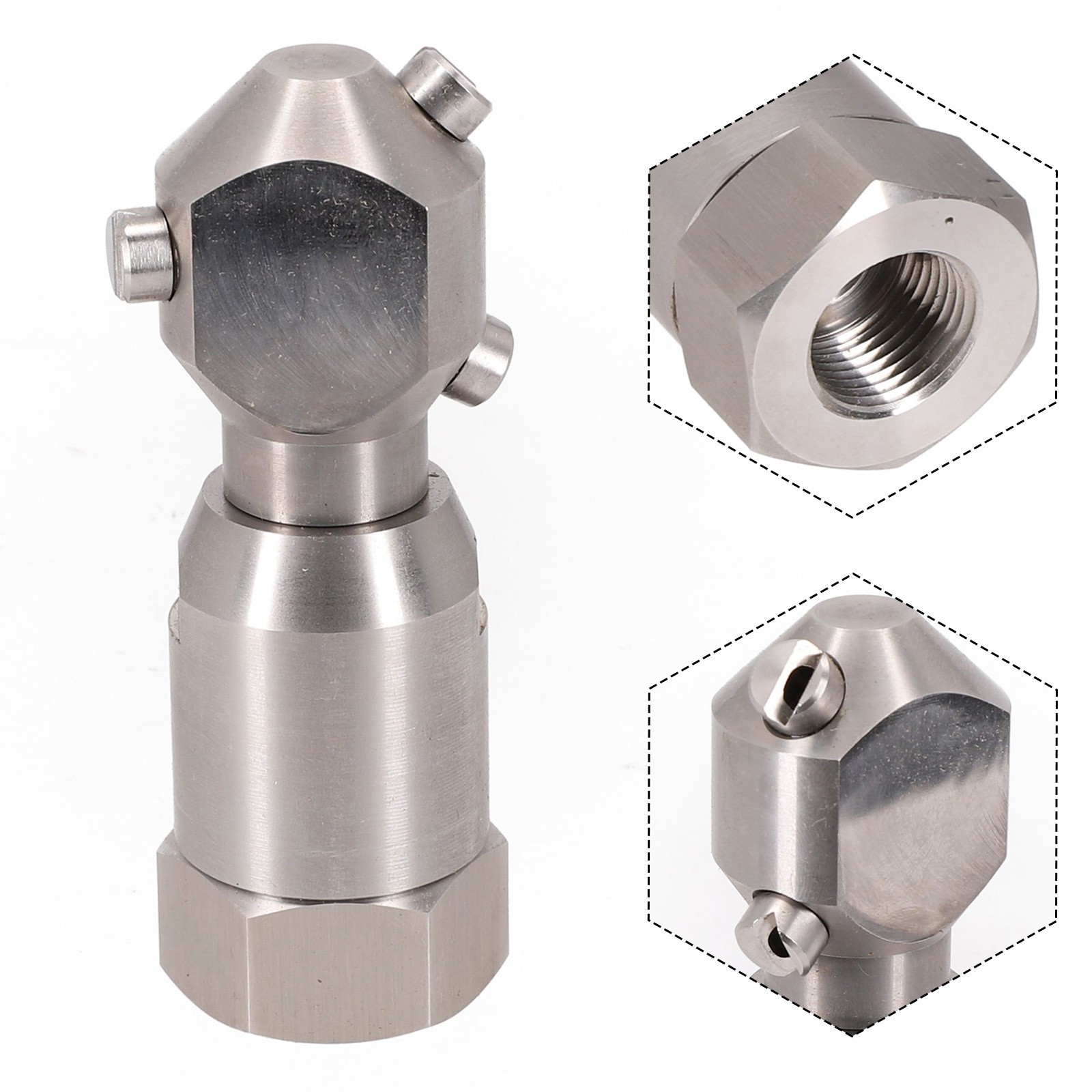 Stainless Steel 360 Rotation Nozzle for Thorough Tank Washing Applications